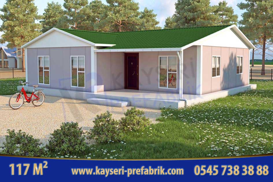 Anahtar Teslim Prefabrik Ev 117 m²