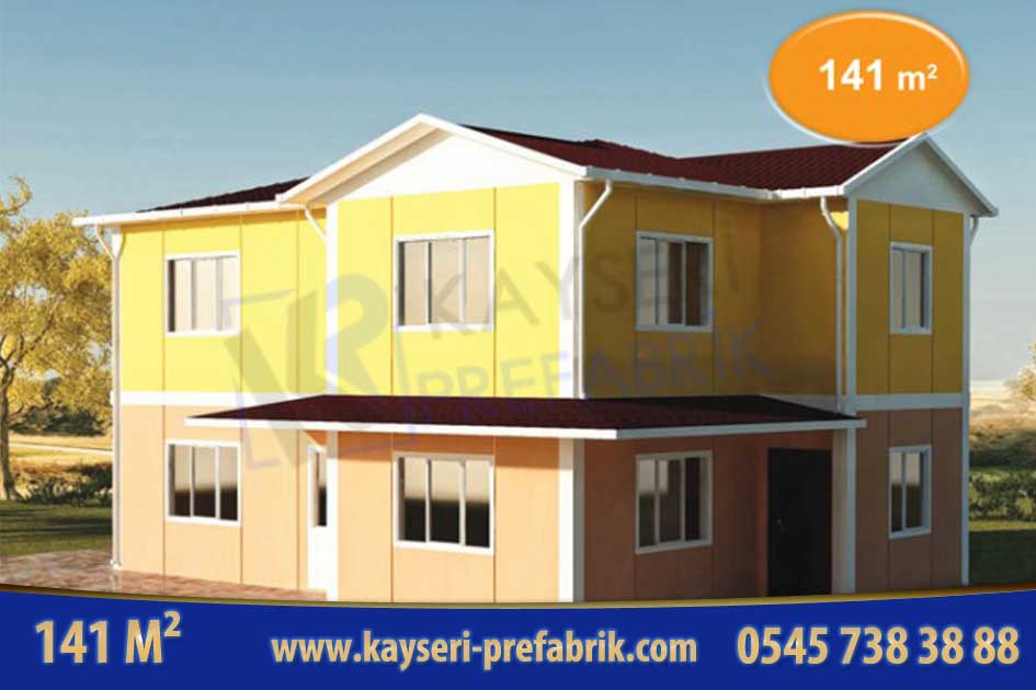 Anahtar Teslim Dubleks Prefabrik Ev 141 m²