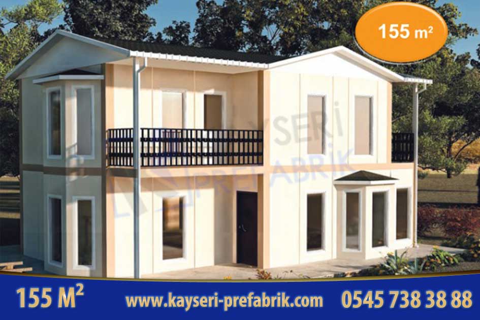 Anahtar Teslim Dubleks Prefabrik Ev 155 m²