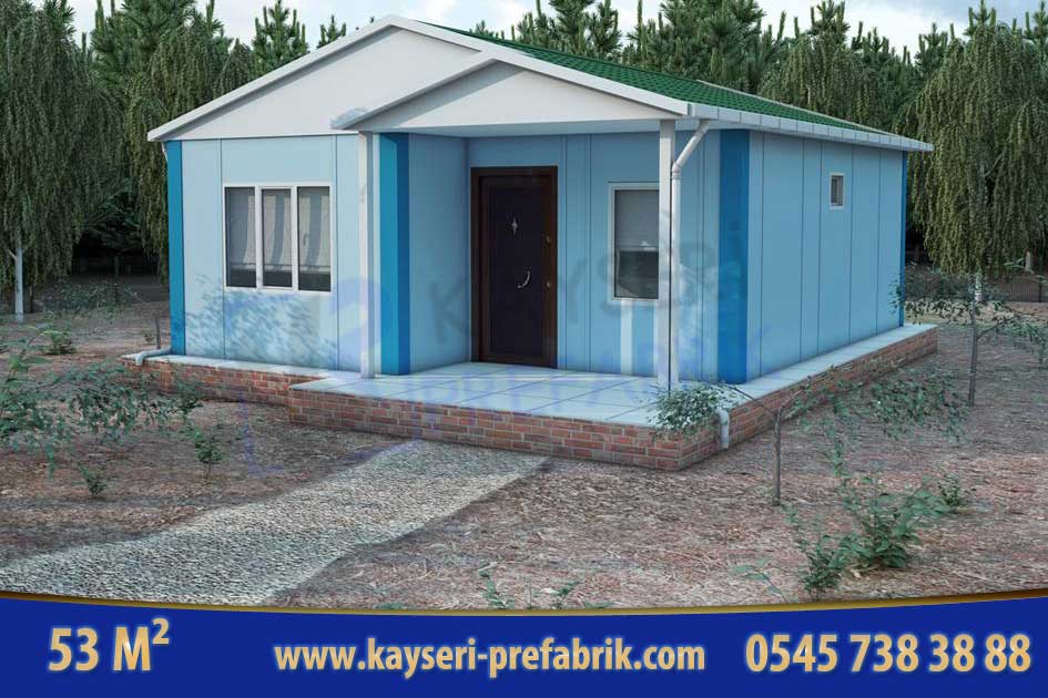 Anahtar Teslim Prefabrik Ev 53 m²