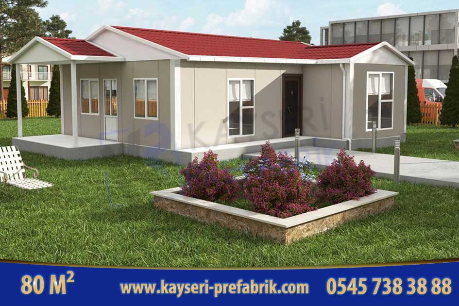 Anahtar Teslim Prefabrik Ev 80 m²