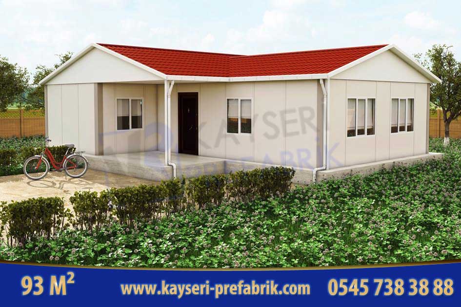 Anahtar Teslim Prefabrik Ev 93 m²