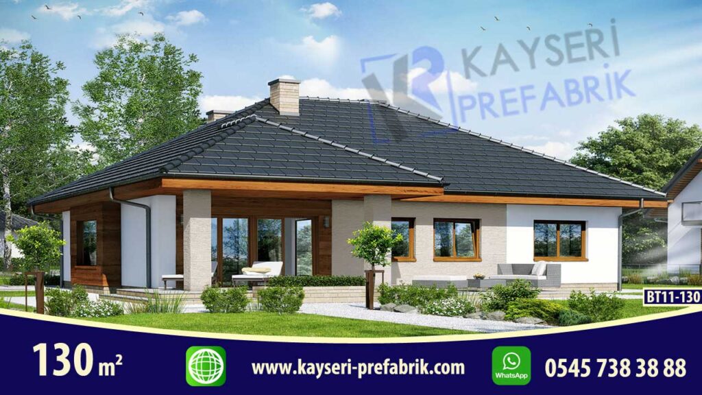 Anahtar Teslim Butik Tek Katlı Villa 130 m²