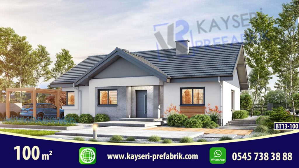 Anahtar Teslim Butik Tek Katlı Villa 100 m²