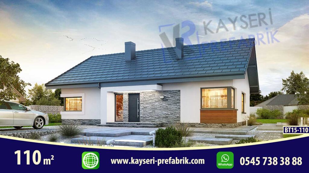 Anahtar Teslim Butik Tek Katlı Villa 110 m²