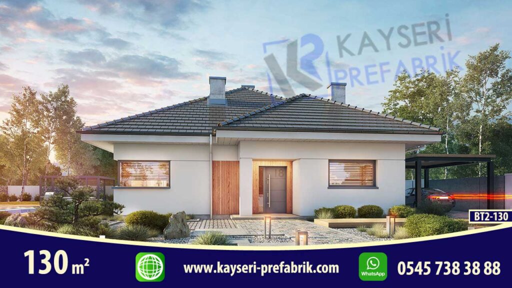 Anahtar Teslim Butik Tek Katlı Villa 130 m²