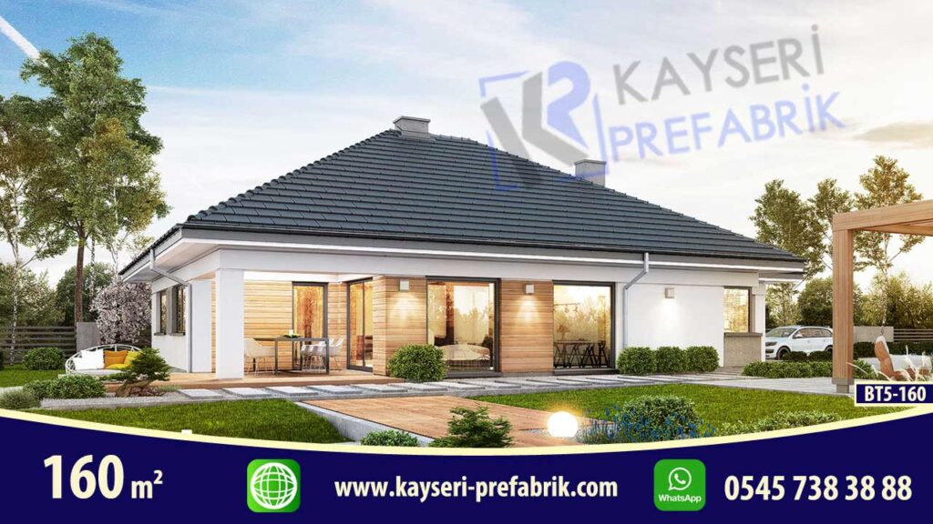 Anahtar Teslim Butik Tek Katlı Villa 160 m²