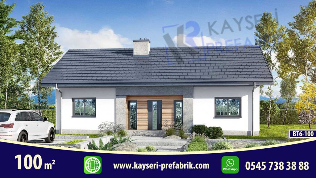 Anahtar Teslim Butik Tek Katlı Villa 100 m²