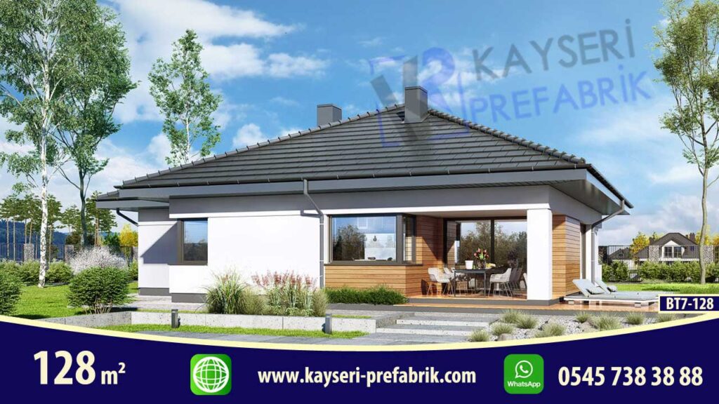 Anahtar Teslim Butik Tek Katlı Villa 128 m²