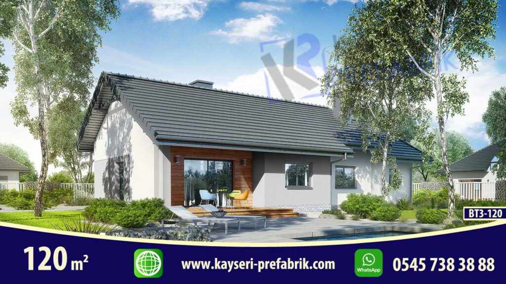 Anahtar Teslim Butik Tek Katlı Villa 120 m²